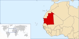 mauritania_kort
